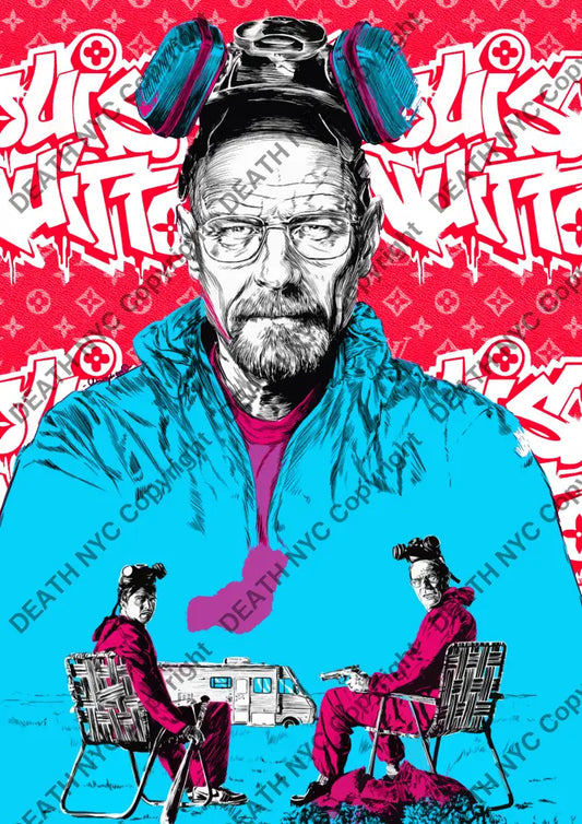 ’Breaking Bad43’ (Deathmj313) 60X42Cm (Edition Of 10) (2024) Art Print