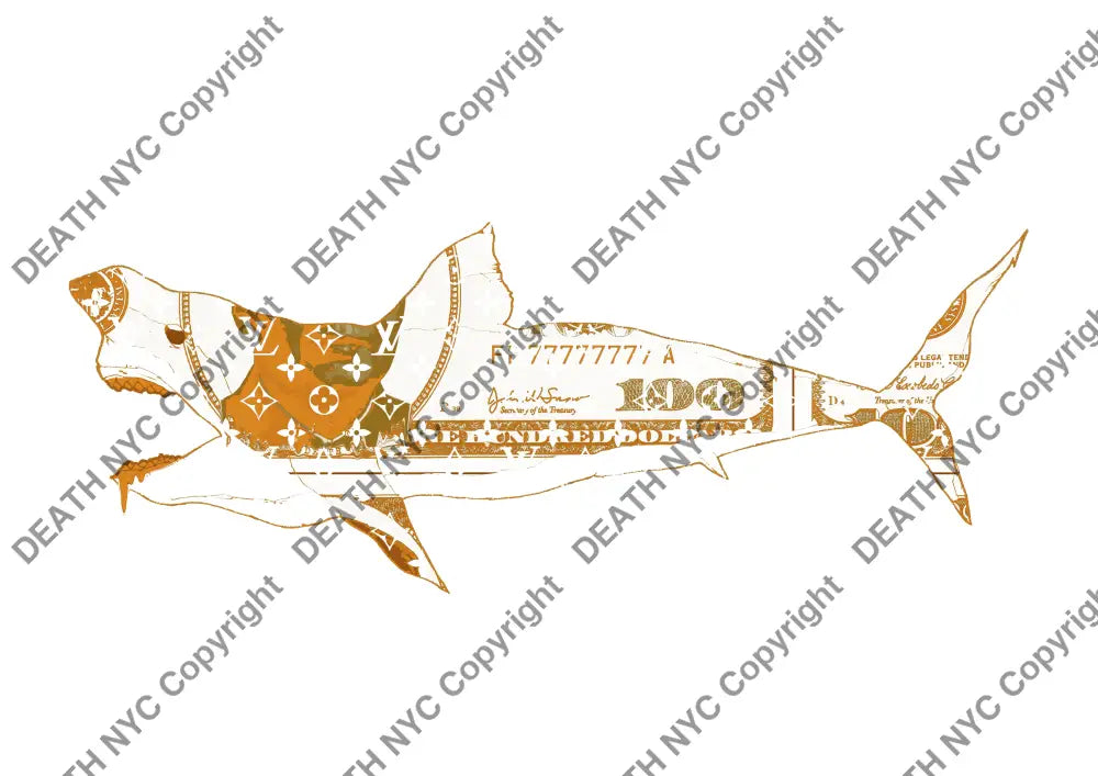 ’Brown Shark’ 45X32Cm (Hc Edition) (2019) Art Print