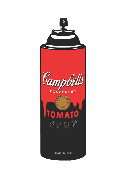 Auction "camp spr y red black" art print 45x32cm (Edition of 100)
