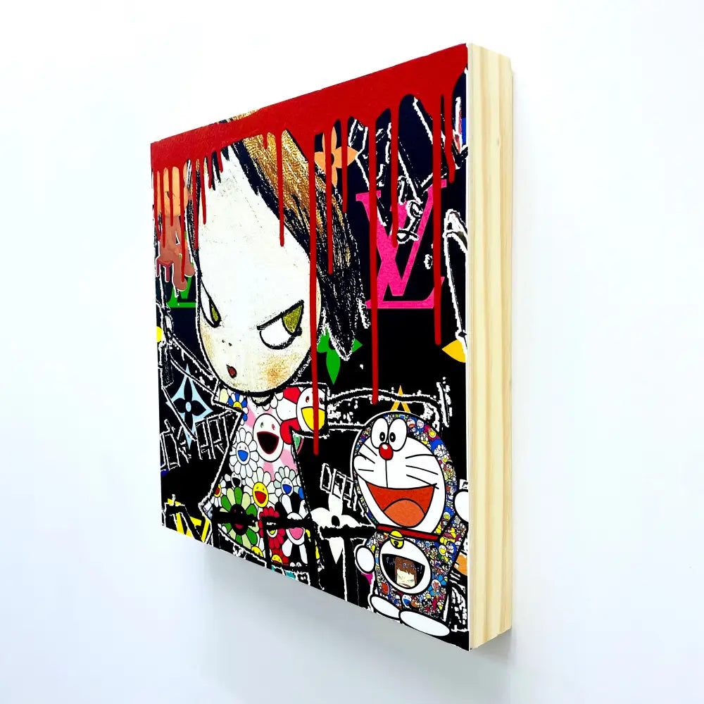 Catch Me Original Wooden Canvas (2020) 30Cm Art Print