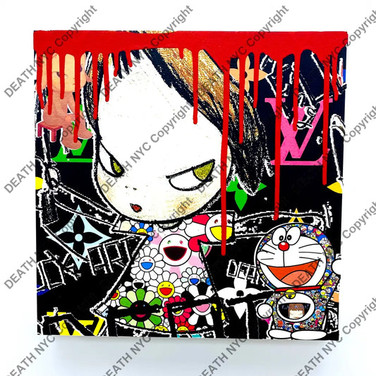 Catch Me Original Wooden Canvas (2020) 30Cm Art Print