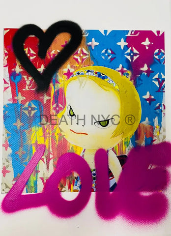 ’Cute Angry Love’ Handwritten (Edition Of One) 2024 Art Print