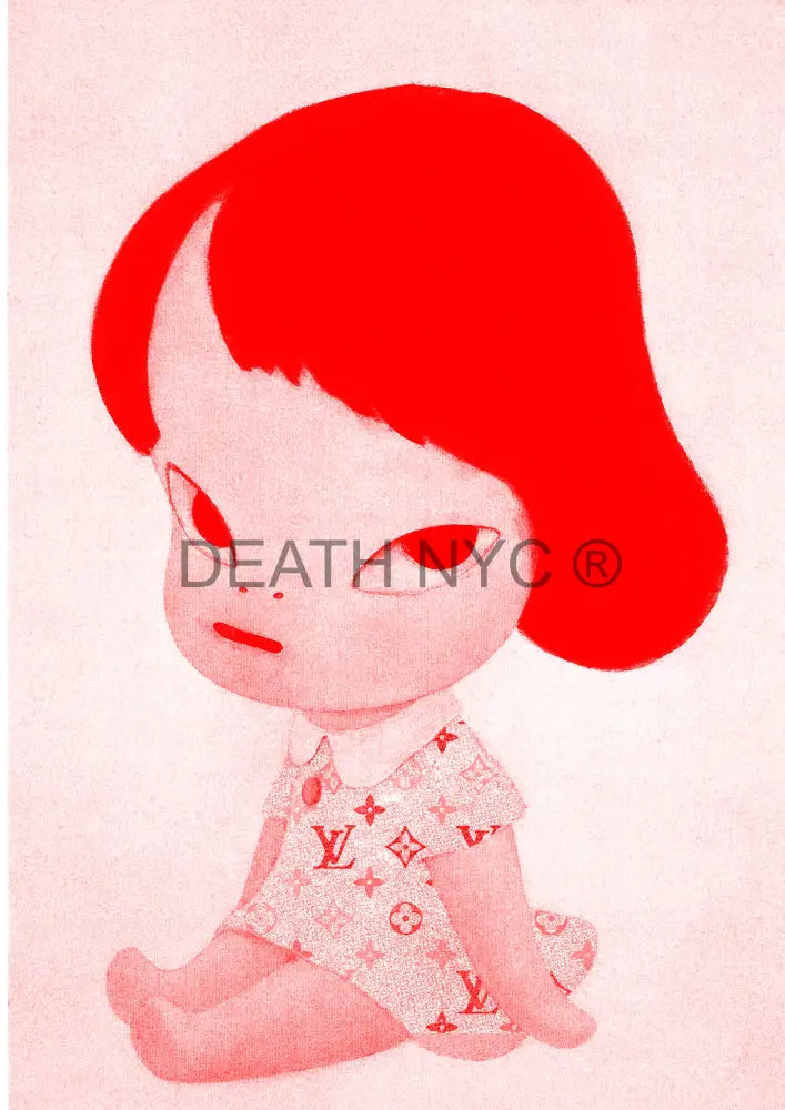 ’Cute Dress Red’ 45X32Cm (Hc Edition) (2019) Art Print