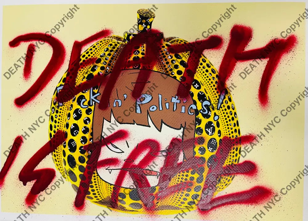 ’Cute Pump Dif’ Handwritten (Edition Of One) 2024 Art Print