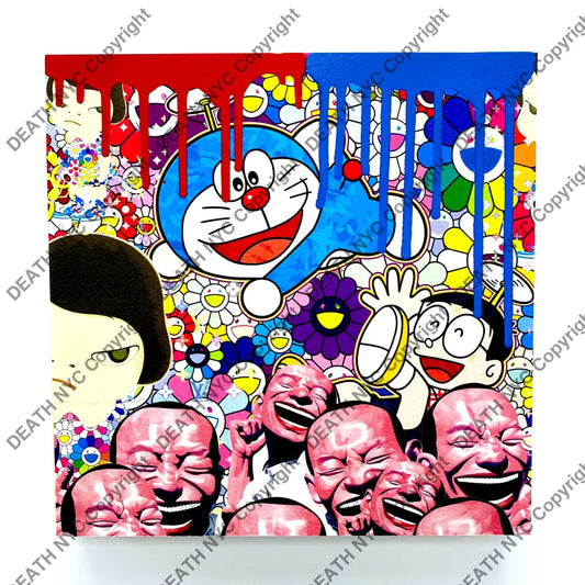 Death Dream Original Wooden Canvas (2020) 30Cm Art Print