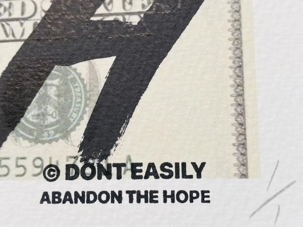 Death Politics Large (Edition Of 1) ** Art Print