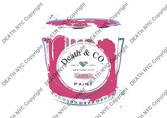 ’Death Tiff Pink’ 45X32Cm (Hc Edition) (2019) Art Print