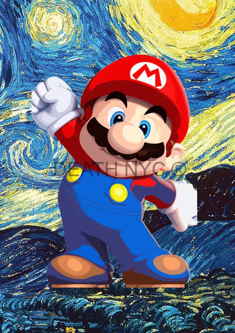 Death01041 Mario (Edition Of 100) (2020) Art Print
