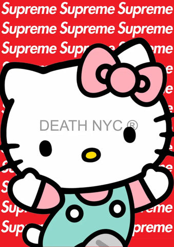 Death01219 Kitty (Edition Of 100) (2020) Art Print