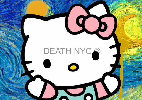 Death01228 Kitty (Edition Of 100) (2020) Art Print