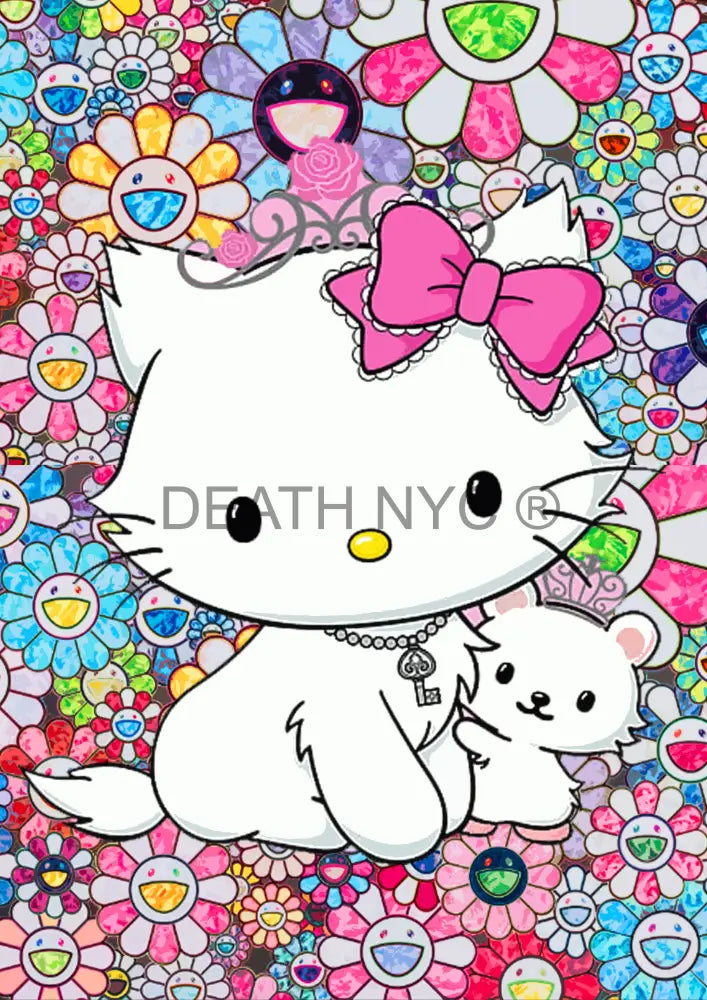 Death01233 Kitty (Edition Of 100) (2020) Art Print