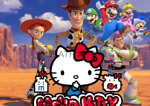 Death01252 Toy Story Kitty Mario (Edition Of 100) (2020) Art Print