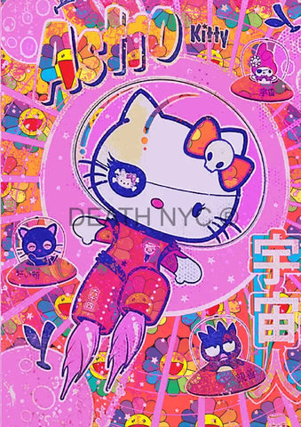 Death01346 Kitty (Edition Of 100) (2020) Art Print
