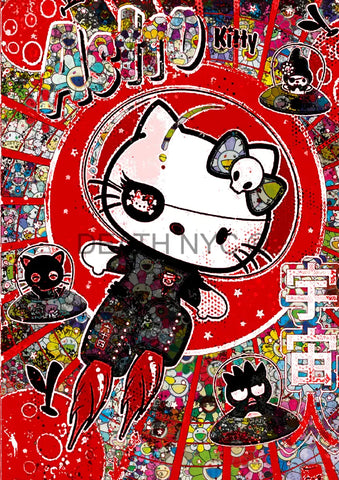 Death01348 Kitty (Edition Of 100) (2020) Art Print