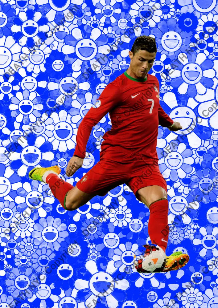 Death01560 Cristiano Ronaldo (Edition Of 100) (2022) Art Print