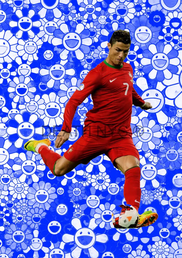 Death01560 Cristiano Ronaldo (Edition Of 100) (2022) Art Print