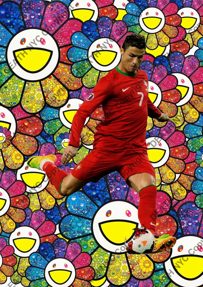 Death01561 Cristiano Ronaldo (Edition Of 100) (2022) Art Print