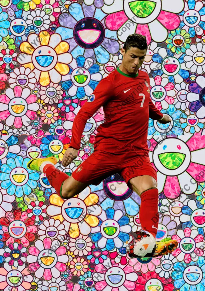 Death01562 Cristiano Ronaldo (Edition Of 100) (2022) Art Print