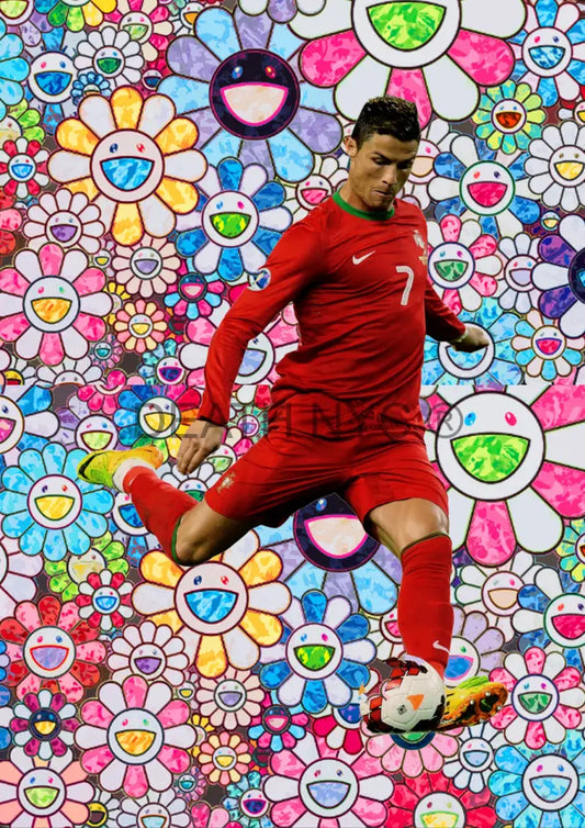 Death01562 Cristiano Ronaldo (Edition Of 100) (2022) Art Print