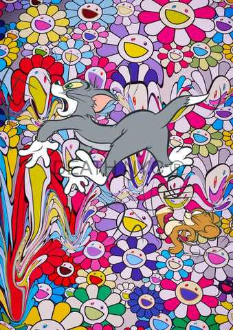 Death01954 Tom & Jerry (Edition Of 100) (2020) Art Print