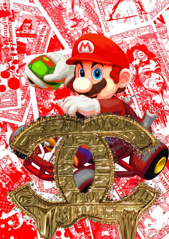 Death02182 Mario (Edition Of 100) (2020) Art Print