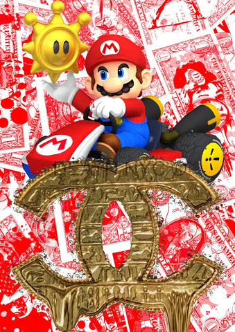 Death02183 Mario (Edition Of 100) (2020) Art Print