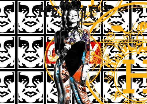 Death02213 Kate Moss (Edition Of 100) (2020) Art Print