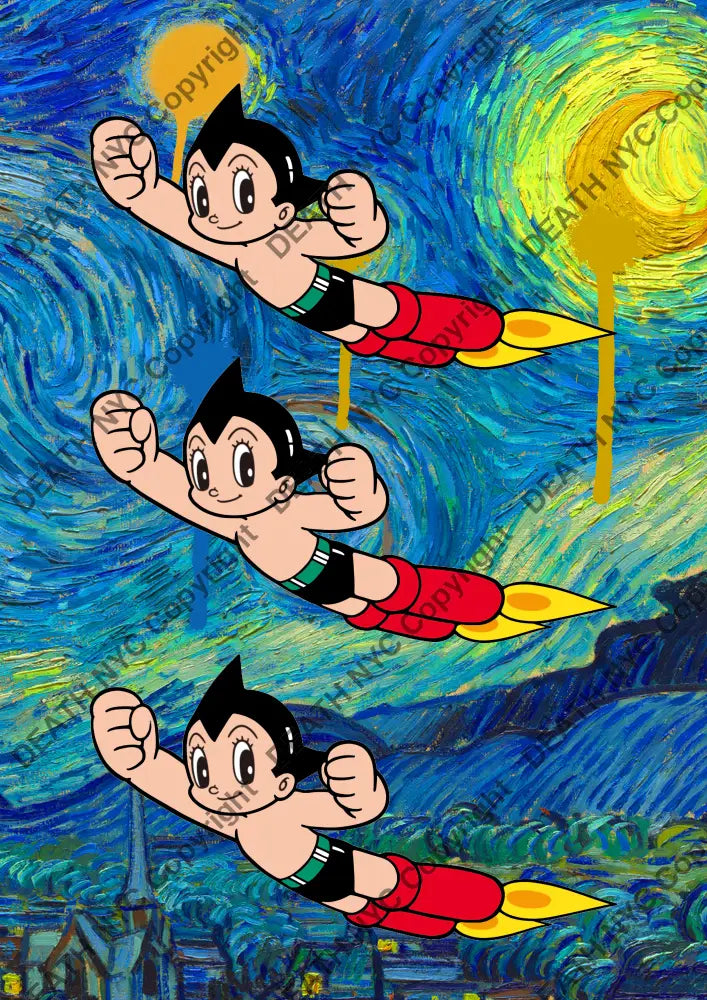 Death02728 Astroboy (Edition Of 100) (2022) Art Print