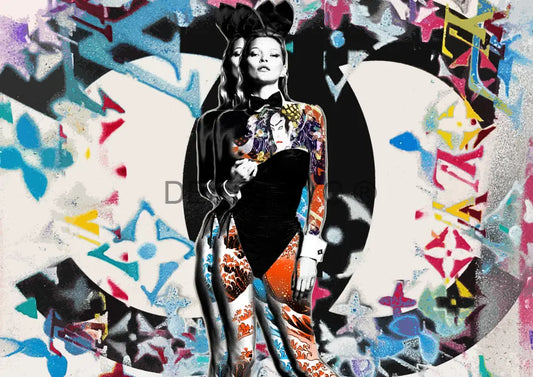 Death02747 Kate Moss (Edition Of 100) (2022) Art Print