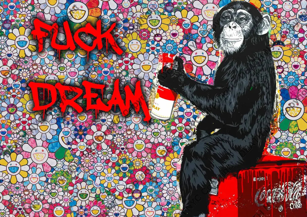Death02786 Fxxk Dream (Edition Of 100) (2022) Art Print