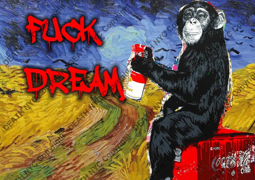 Death02788 Fxxk Dream (Edition Of 100) (2022) Art Print