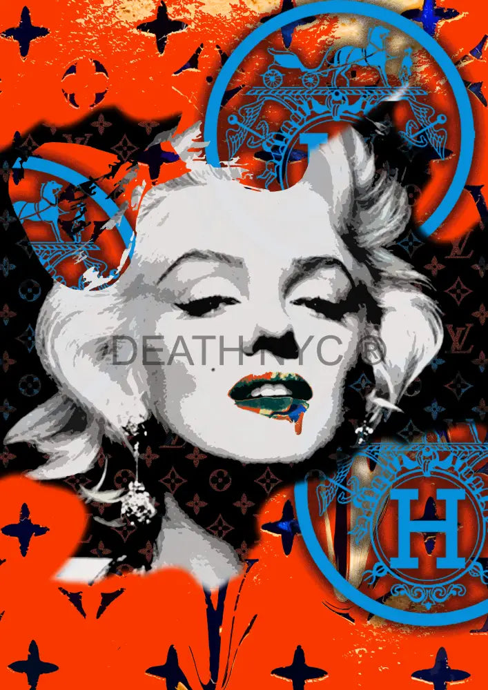 Death03215 Marilyn Monroe (Edition Of 100) (2022) Art Print