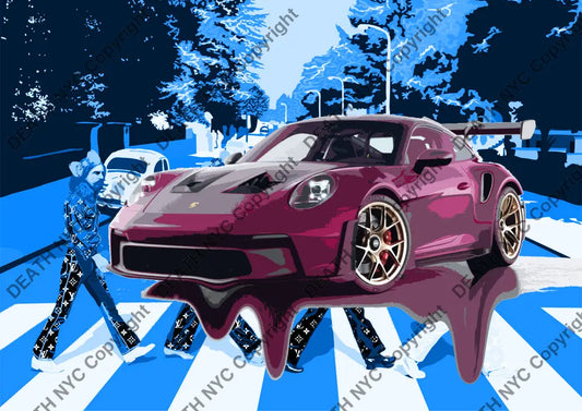 Death03238 Porsche (Edition Of 100) (2022) Art Print