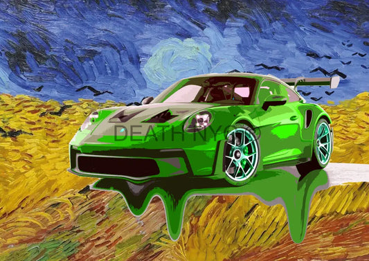 Death03245 Porsche (Edition Of 100) (2022) Art Print