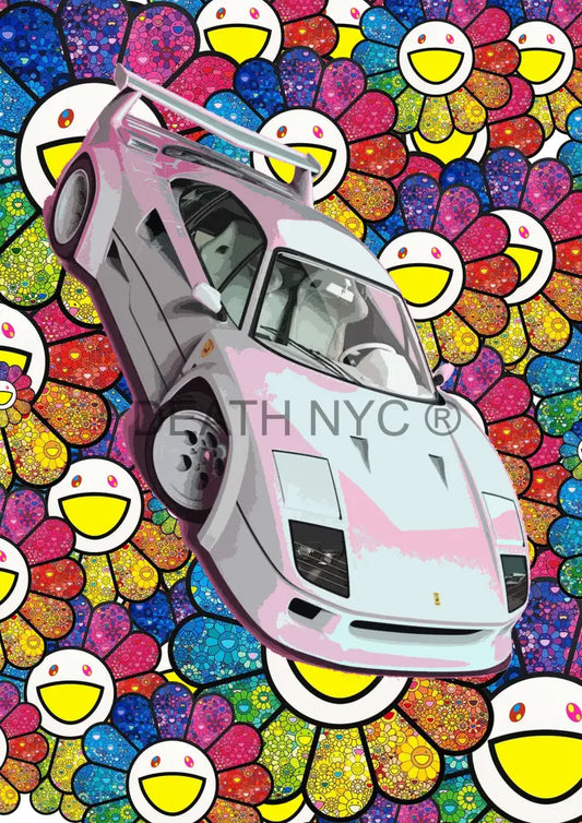 Death03251 Ferrari (Edition Of 100) (2022) Art Print