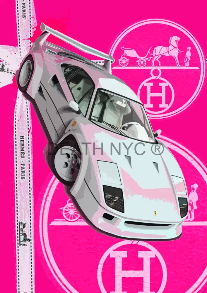 Death03252 Ferrari (Edition Of 100) (2022) Art Print