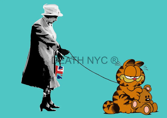 Death03311 Queen & Garfield (Edition Of 100) (2022) Art Print