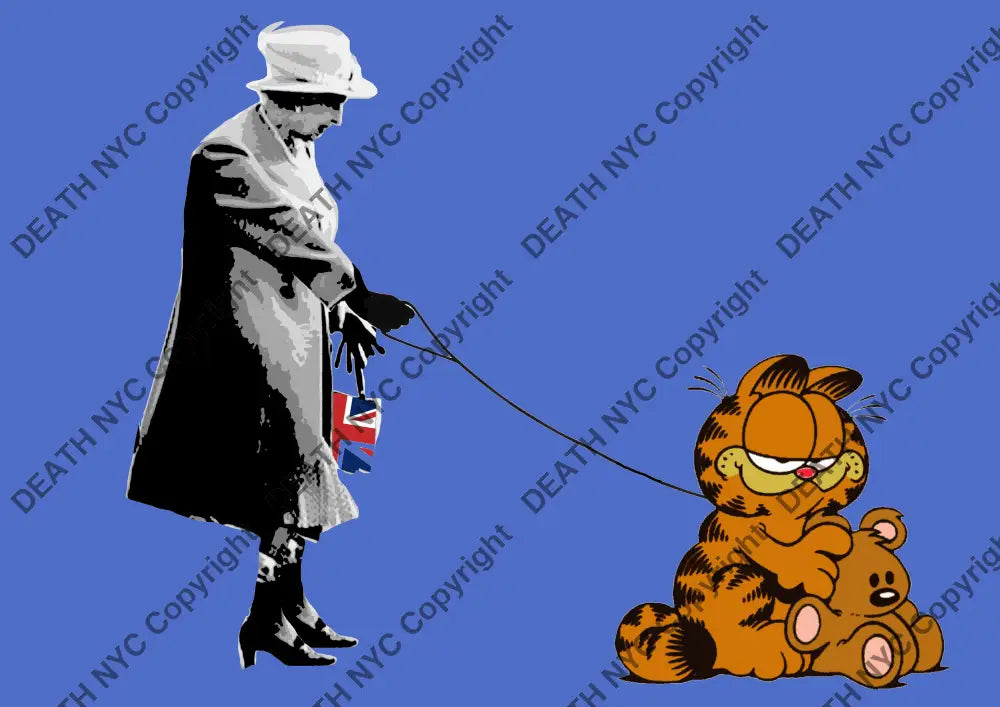 Death03312 Queen & Garfield (Edition Of 100) (2022) Art Print