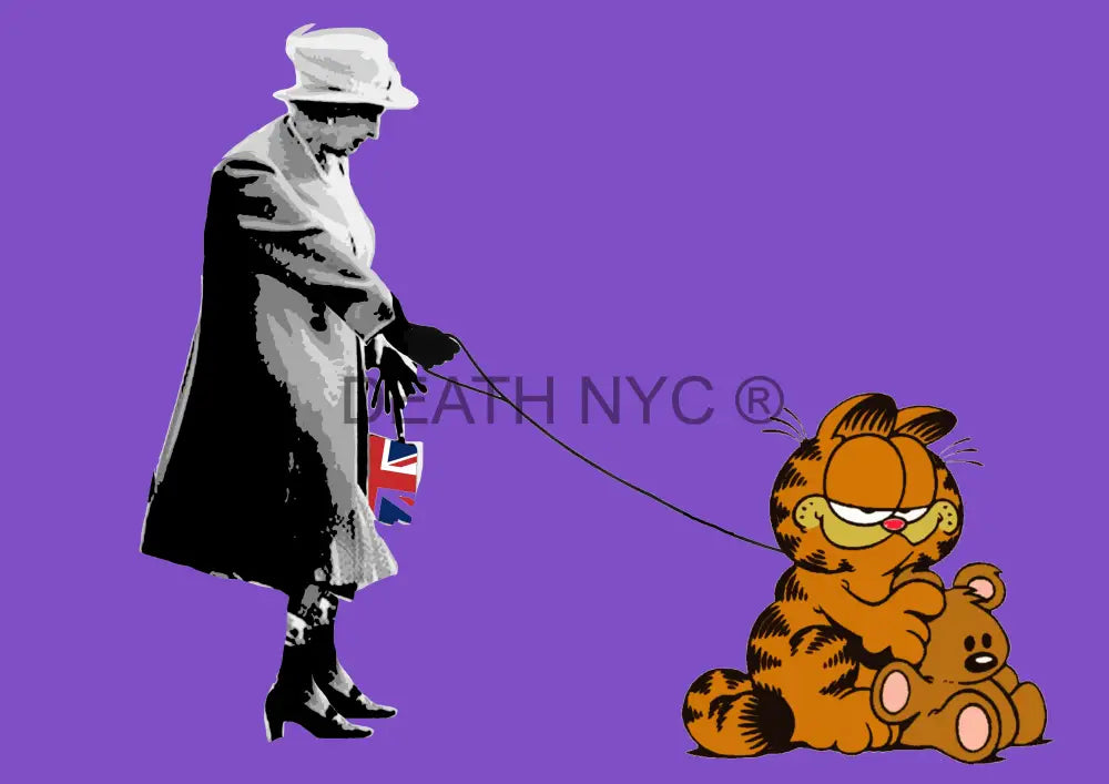 Death03313 Queen & Garfield (Edition Of 100) (2022) Art Print