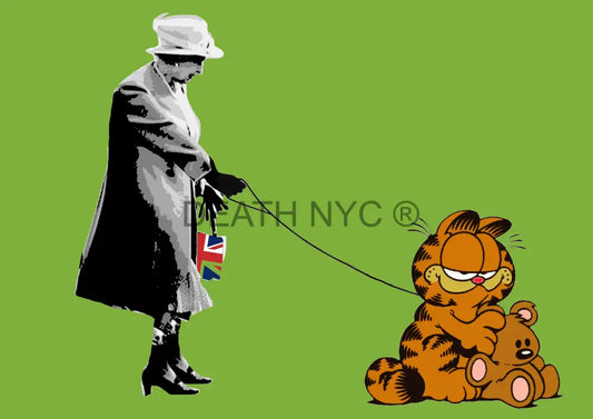 Death03314 Queen & Garfield (Edition Of 100) (2022) Art Print