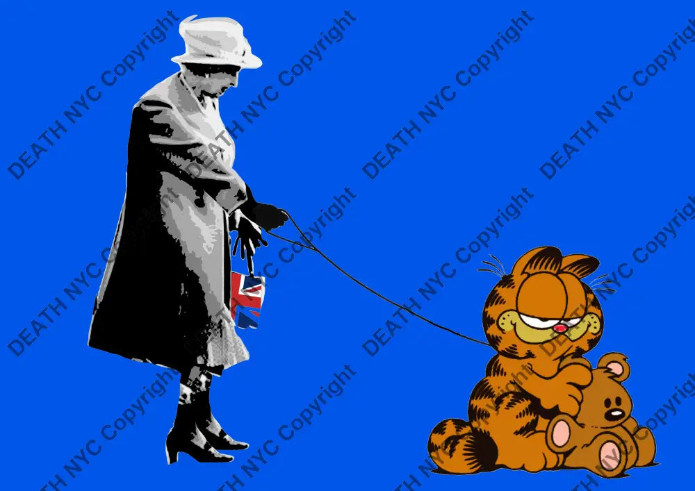 Death03315 Queen & Garfield (Edition Of 100) (2022) Art Print