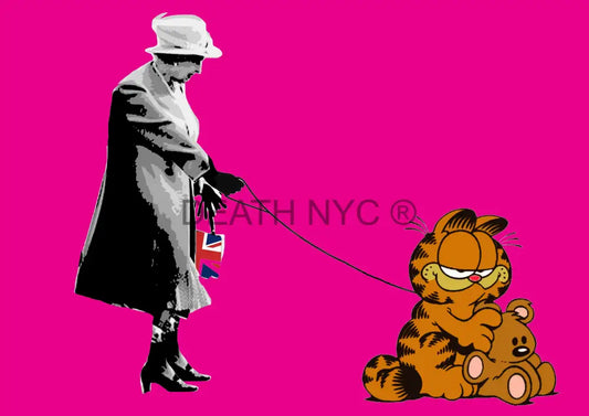 Death03316 Queen & Garfield (Edition Of 100) (2022) Art Print