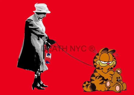 Death03317 Queen & Garfield (Edition Of 100) (2022) Art Print