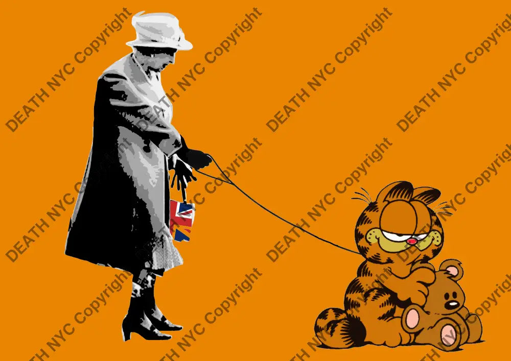 Death03318 Queen & Garfield (Edition Of 100) (2022) Art Print