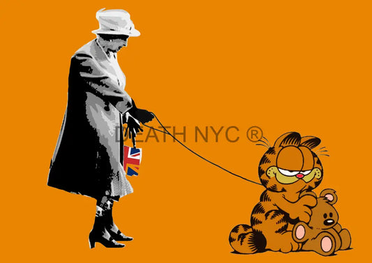 Death03318 Queen & Garfield (Edition Of 100) (2022) Art Print