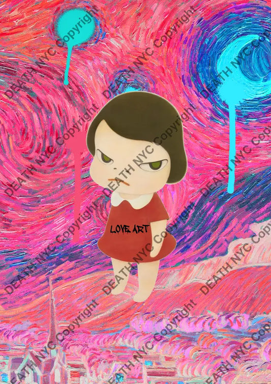 Death03336 Cute (Edition Of 100) (2022) Art Print