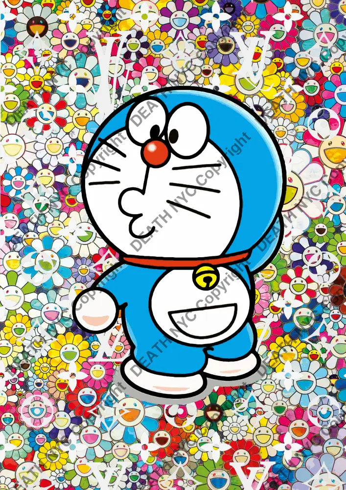 Death03558 Doraemon (Edition Of 100) (2022) Art Print