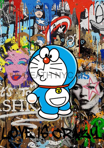 Death03578 Doraemon (Edition Of 100) (2022) Art Print