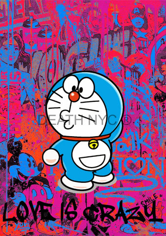 Death03579 Doraemon (Edition Of 100) (2022) Art Print