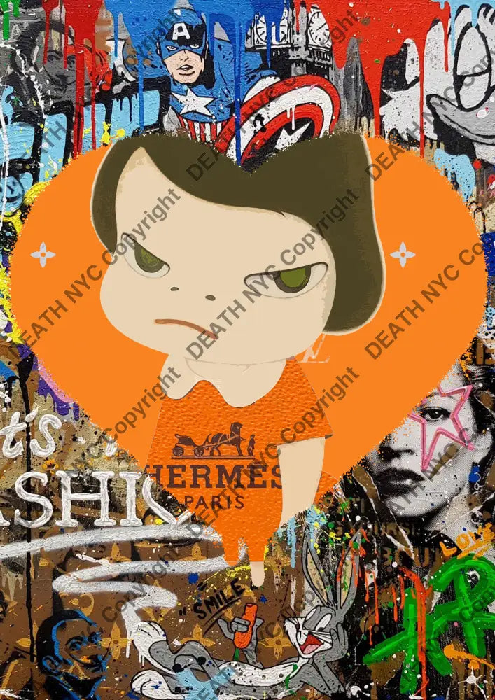 Death03669 Cute (Edition Of 100) (2022) Art Print